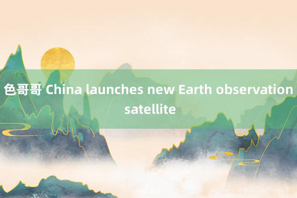 色哥哥 China launches new Earth observation satellite