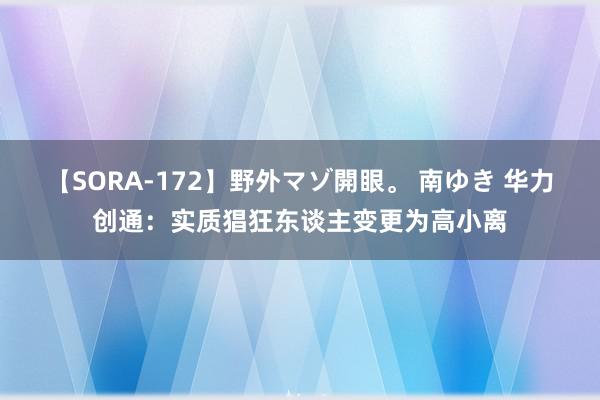 【SORA-172】野外マゾ開眼。 南ゆき 华力创通：实质猖狂东谈主变更为高小离