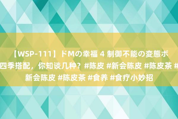 【WSP-111】ドMの幸福 4 制御不能の変態ボディ4時間 陈皮的四季搭配，你知谈几种？#陈皮 #新会陈皮 #陈皮茶 #食养 #食疗小妙招