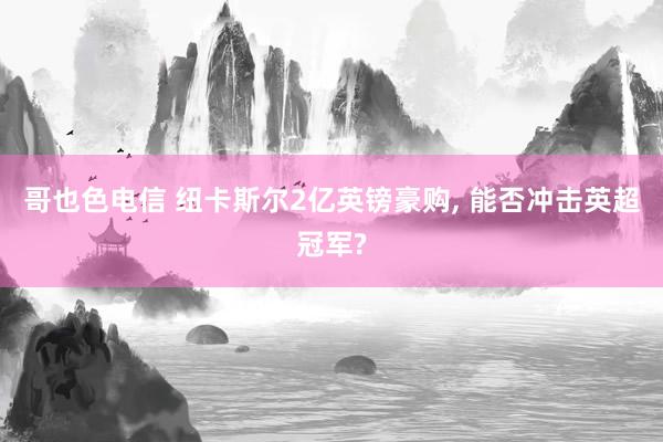 哥也色电信 纽卡斯尔2亿英镑豪购, 能否冲击英超冠军?
